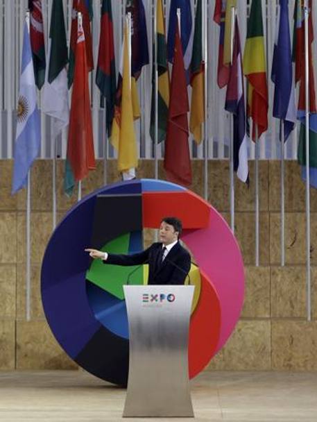Il discorso di Matteo Renzi per l&#39;inaugurazione di Expo (AP)